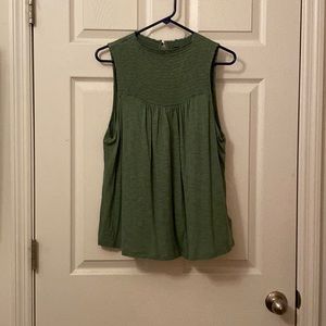 Sleeveless Mock Neck Top